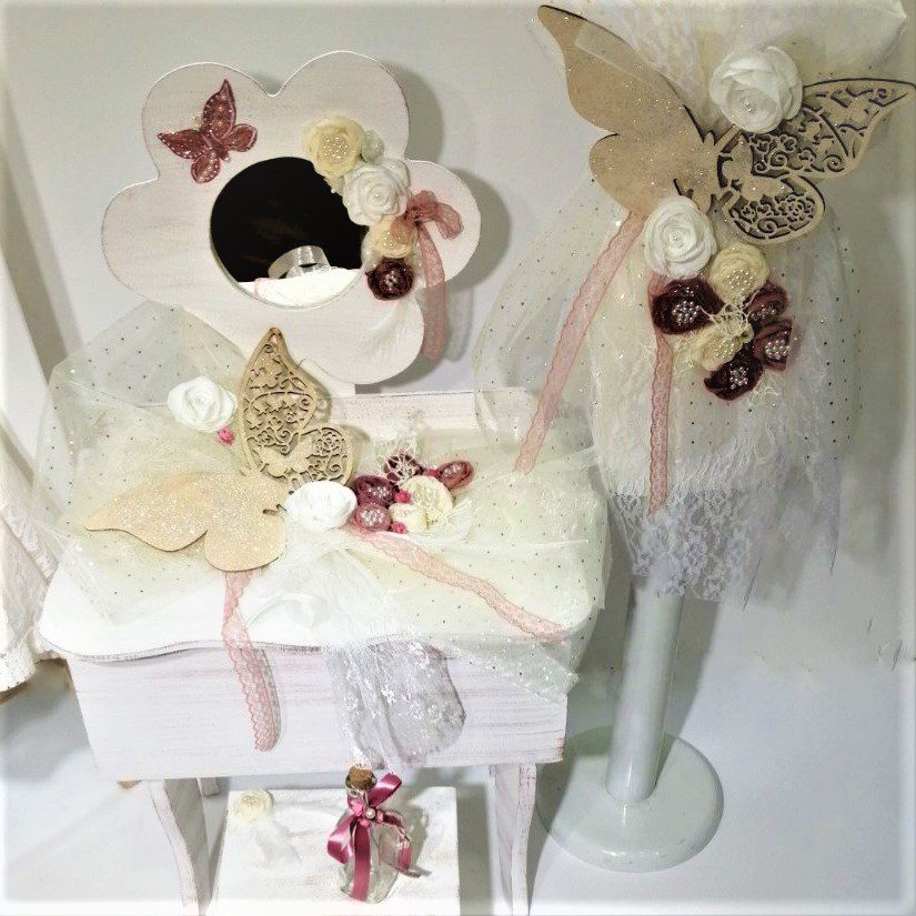 Σετ βάπτισης με Πεταλούδες