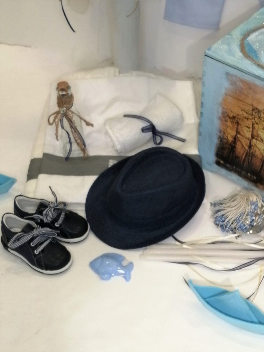 Πακέτο βάπτισης για αγόρι με θέμα το καράβι