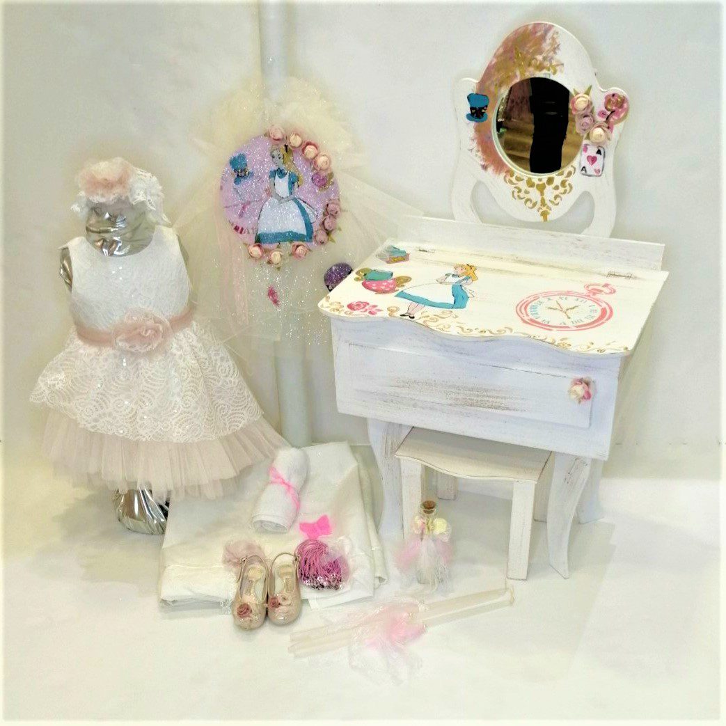 Σετ βάπτισης με την Αλίκη στη Χώρα των θαυμάτων