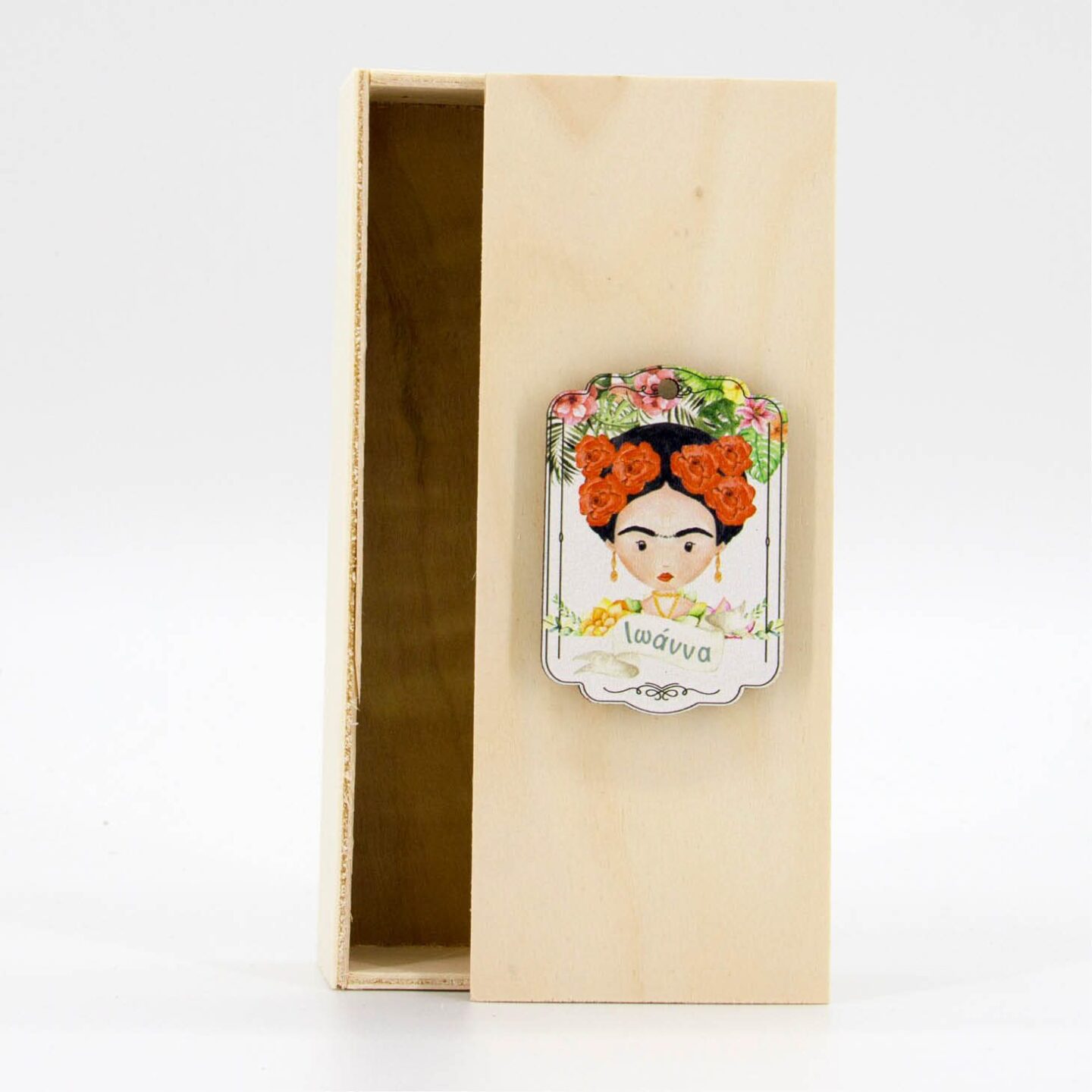 Μπομπονιέρα ξύλινη κασετίνα