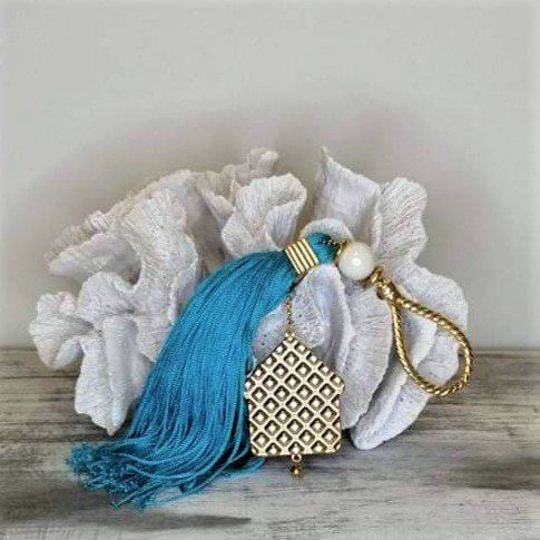 Γούρι σπιτιού χρυσό σφυρήλατο σπιτάκι