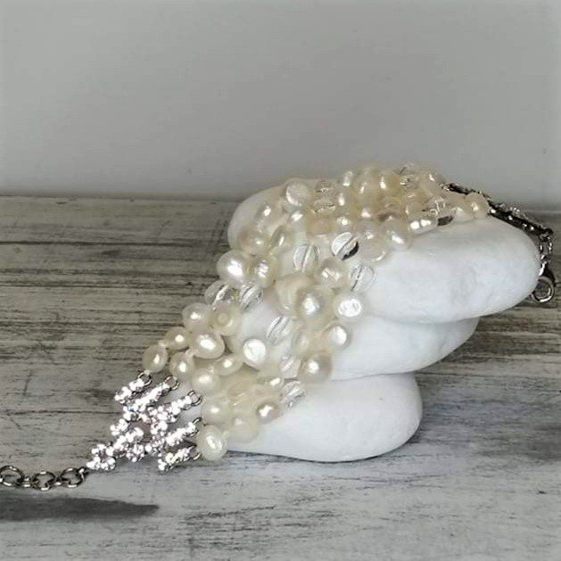 Νυφικό αξεσουάρ για τα μαλλιά με πέρλες