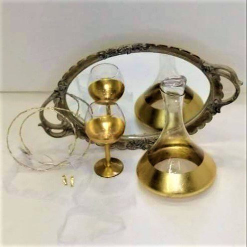 Πλήρες Σετ Κουμπάρου σε χρυσό