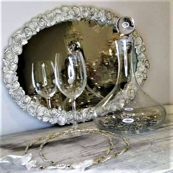 Πλήρες Σετ Κουμπάρου σε ασημί