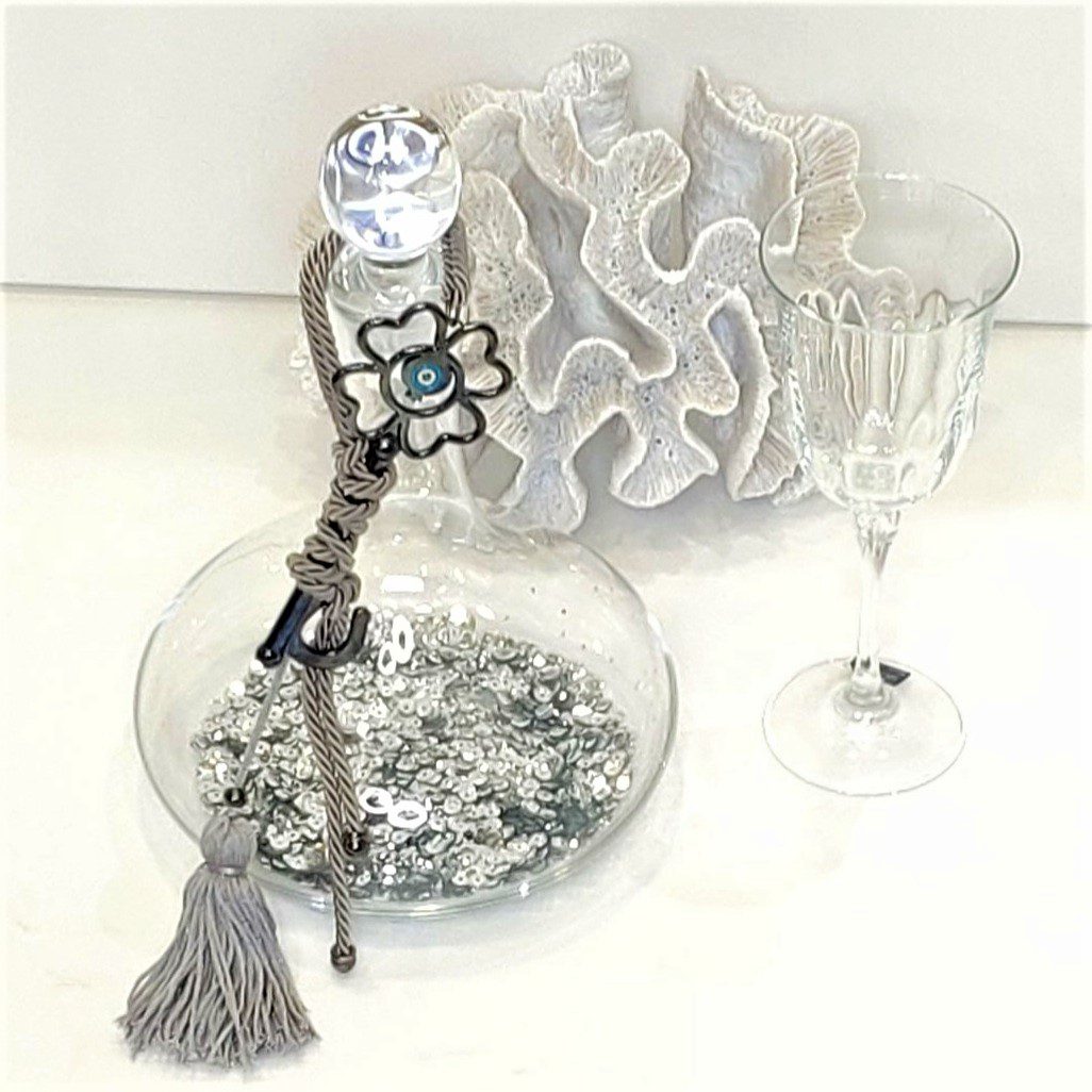 Σετ κουμπάρου με επίχρυσο στολισμό Tresento