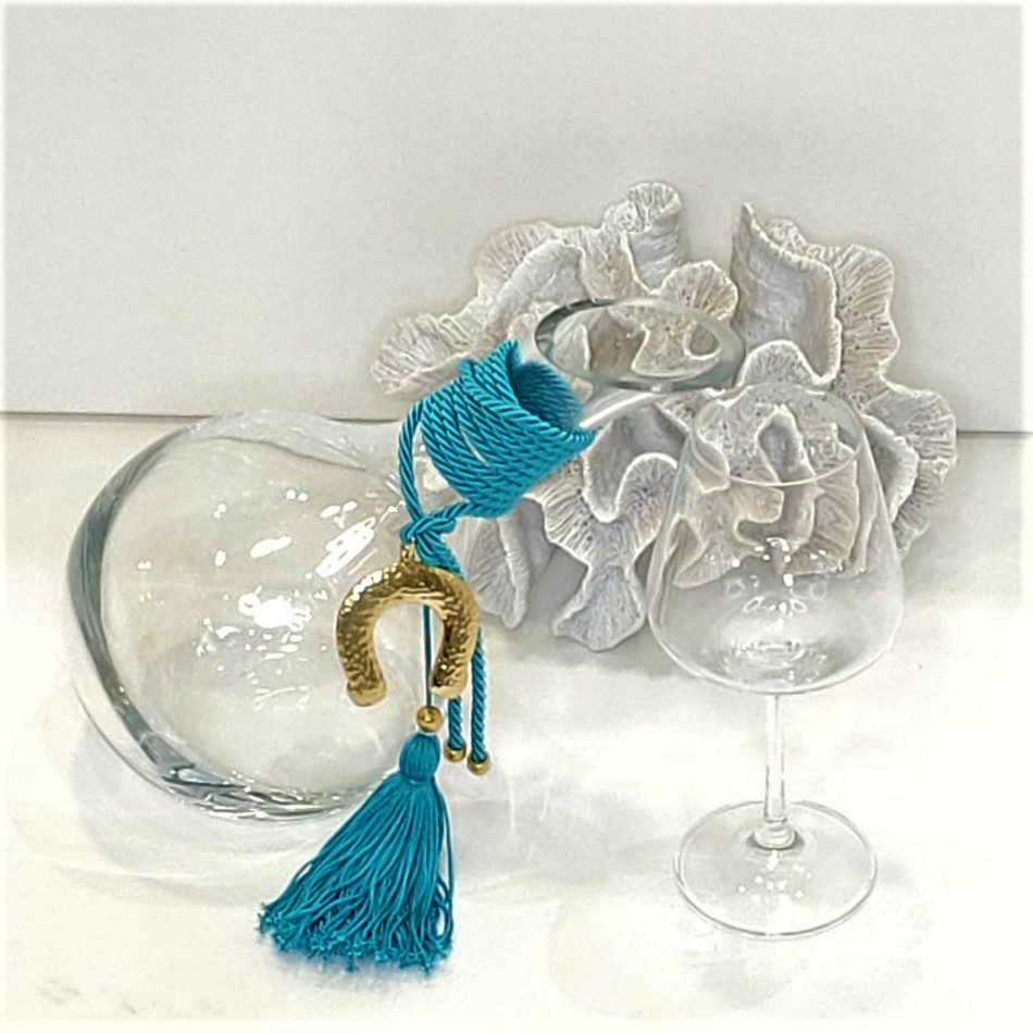 Σετ κουμπάρου με επίχρυσο στολισμό Tresento