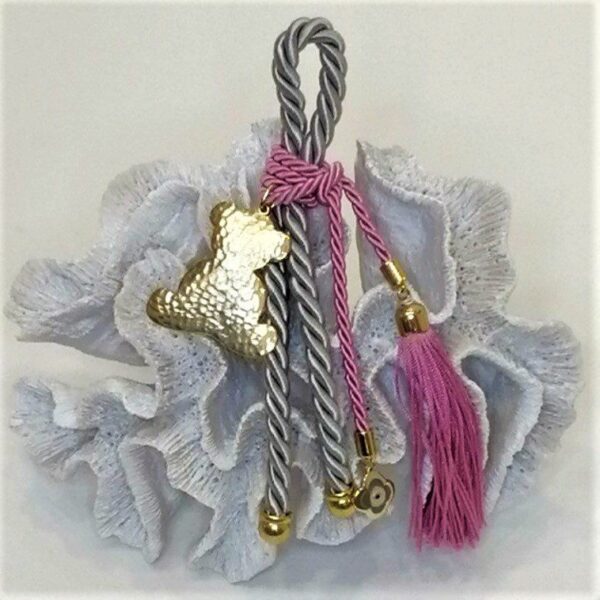 Δώρο γέννησης/βάπτισης ροζ αρκουδάκι