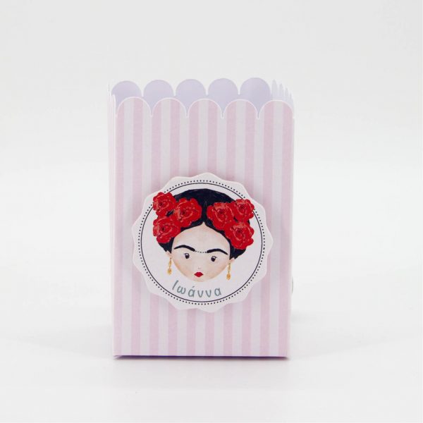 Κουτάκι για ποπκορν, για την θεματική διακόσμητη του Candy Bar της βάπτισής σας