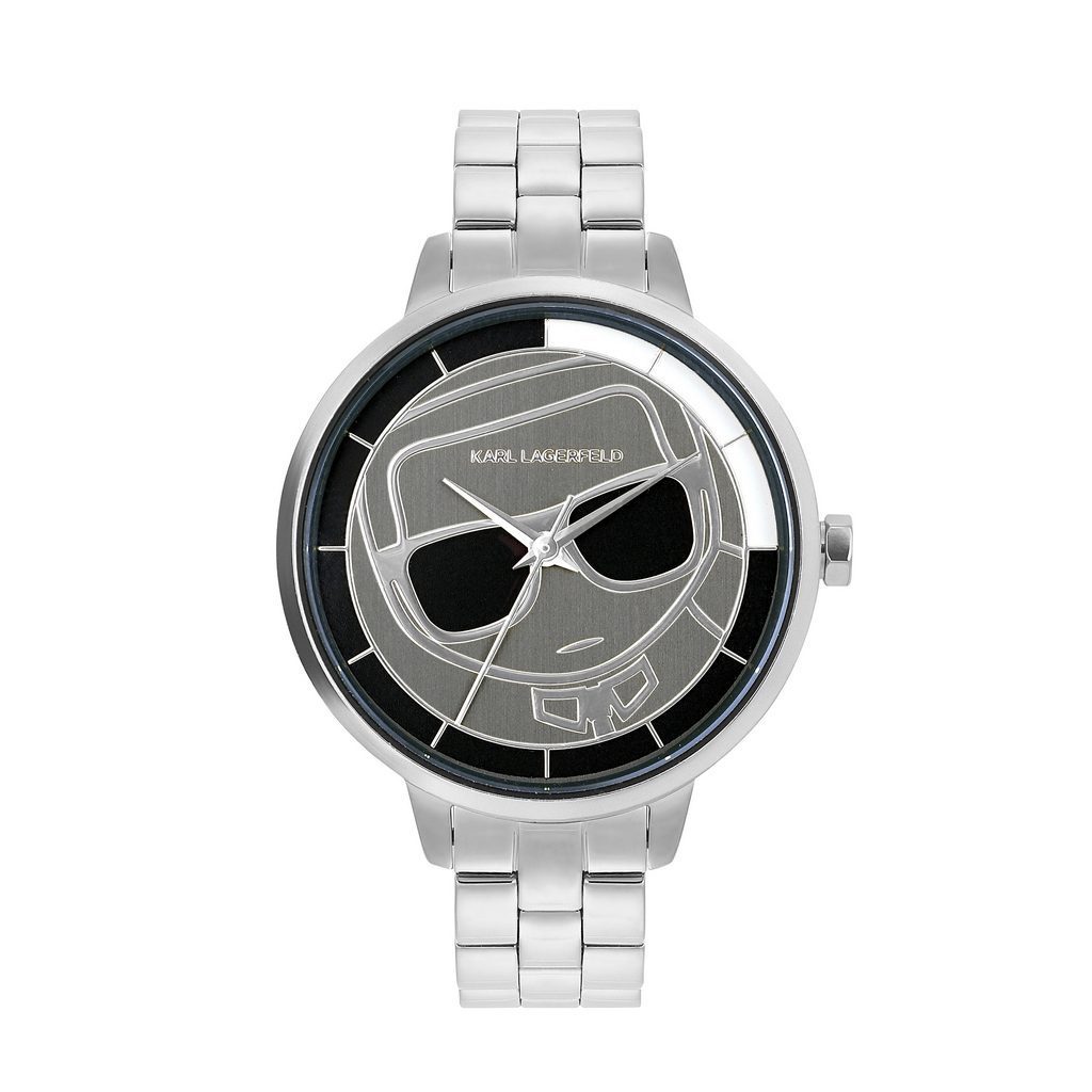 Γυναικείο ρολόι του οίκου Karl Lagerfeld σε χρυσό και ασημί