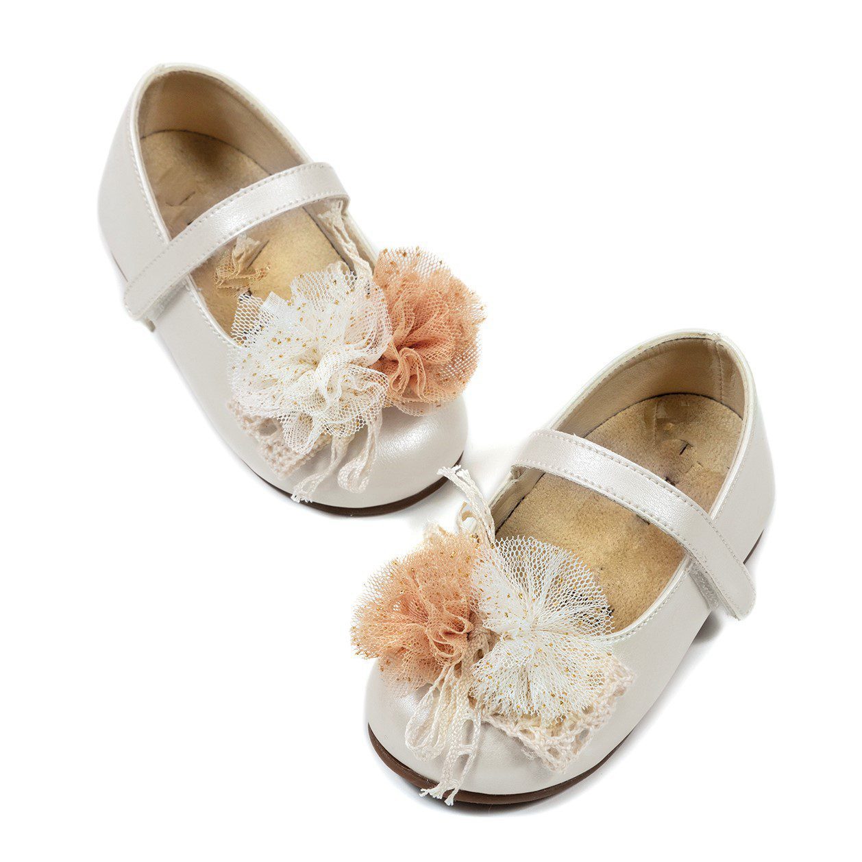 BS3555-BABYWALKER-SHOES-BALLERINAS Βαπτιστικά παπούτσια για κορίτσι