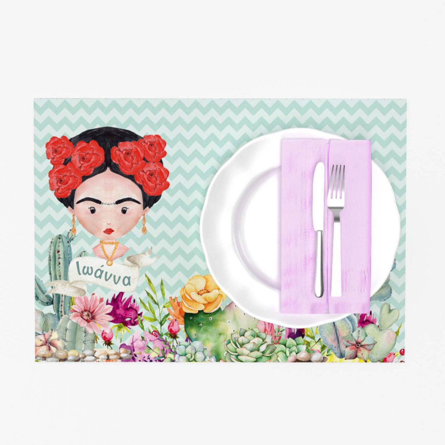 Χάρτινο σουπλά με τυπωμένο το θέμα