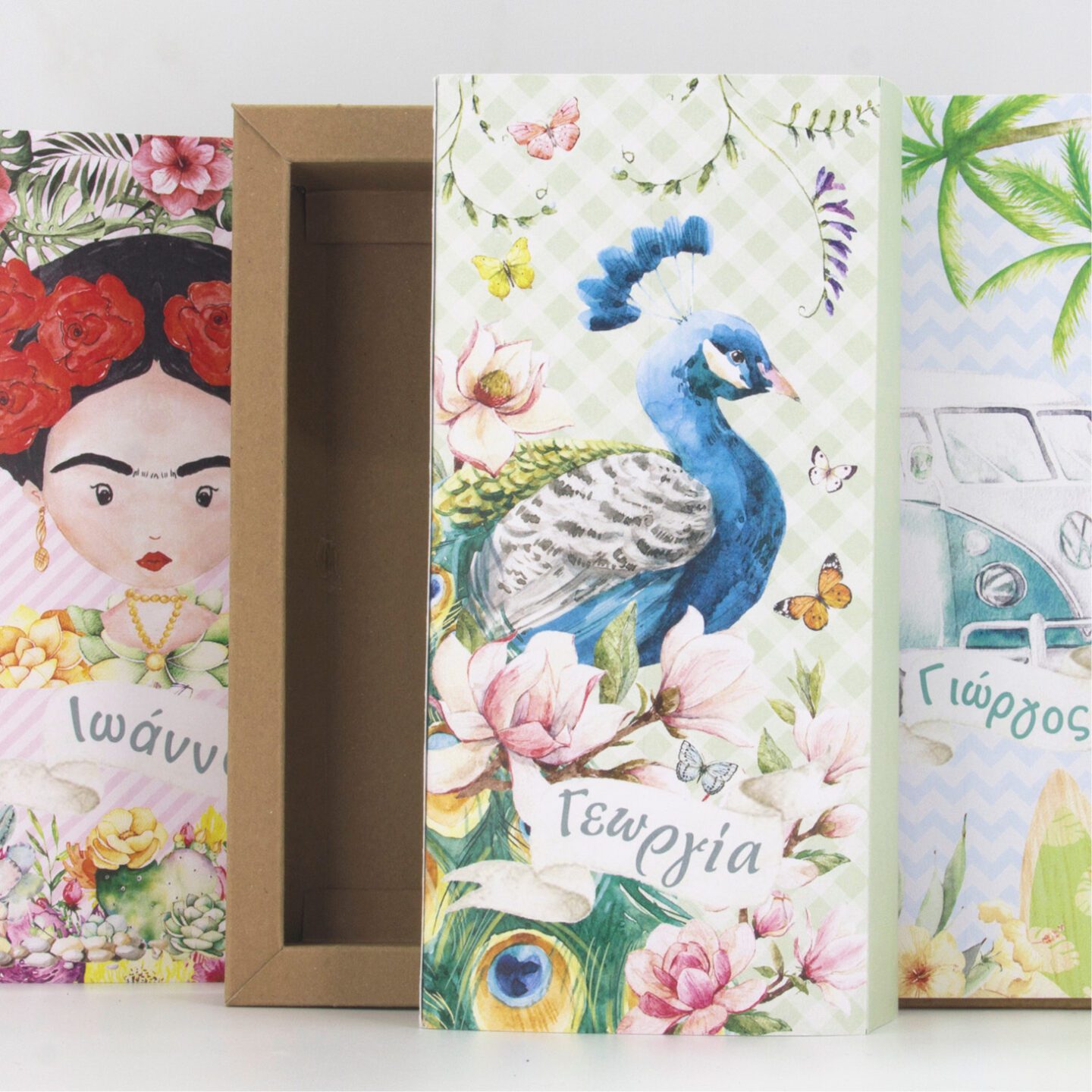 Μπομπονιέρα βάπτισης τυπωμένο κουτάκι