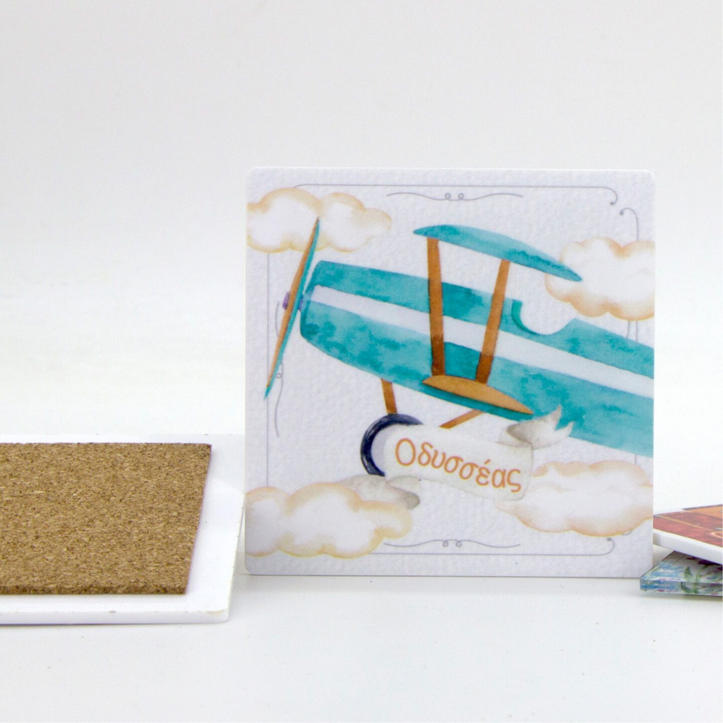 SOUSVER-PLEXI-B_164_2 Τυπωμένο σουβέρ για μπομπονιέρα βάπτισης