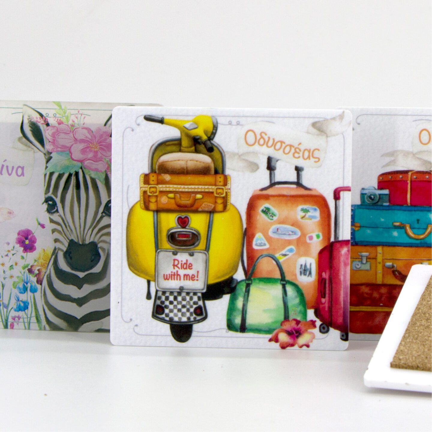 Τυπωμένο σουβέρ για μπομπονιέρα βάπτισης