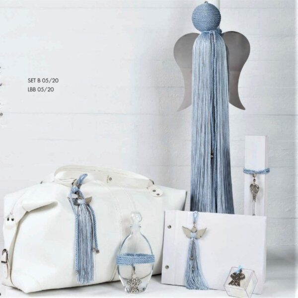 Exclusive σετ βάπτισης Tresento με επίχρυσα 24k διακοσμητικά_Άγγελος