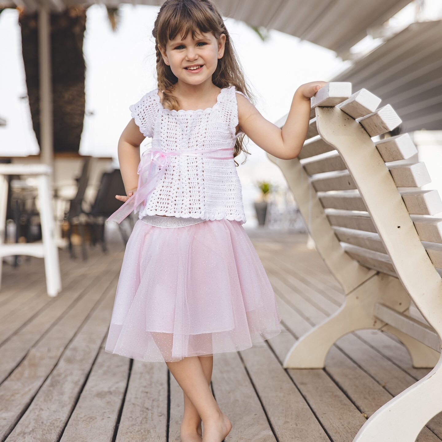 Χειροποίητο σετ μπούστο με τούτου φούστα_Μικρές Κυρίες