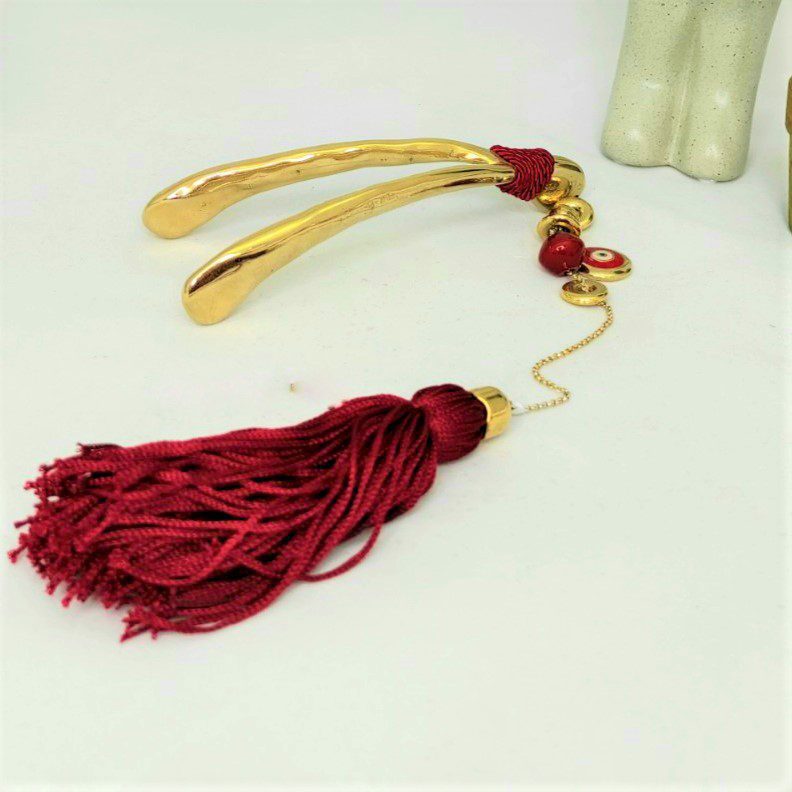 Γούρι 2022 με τυχερό κόκκαλο και ματάκι