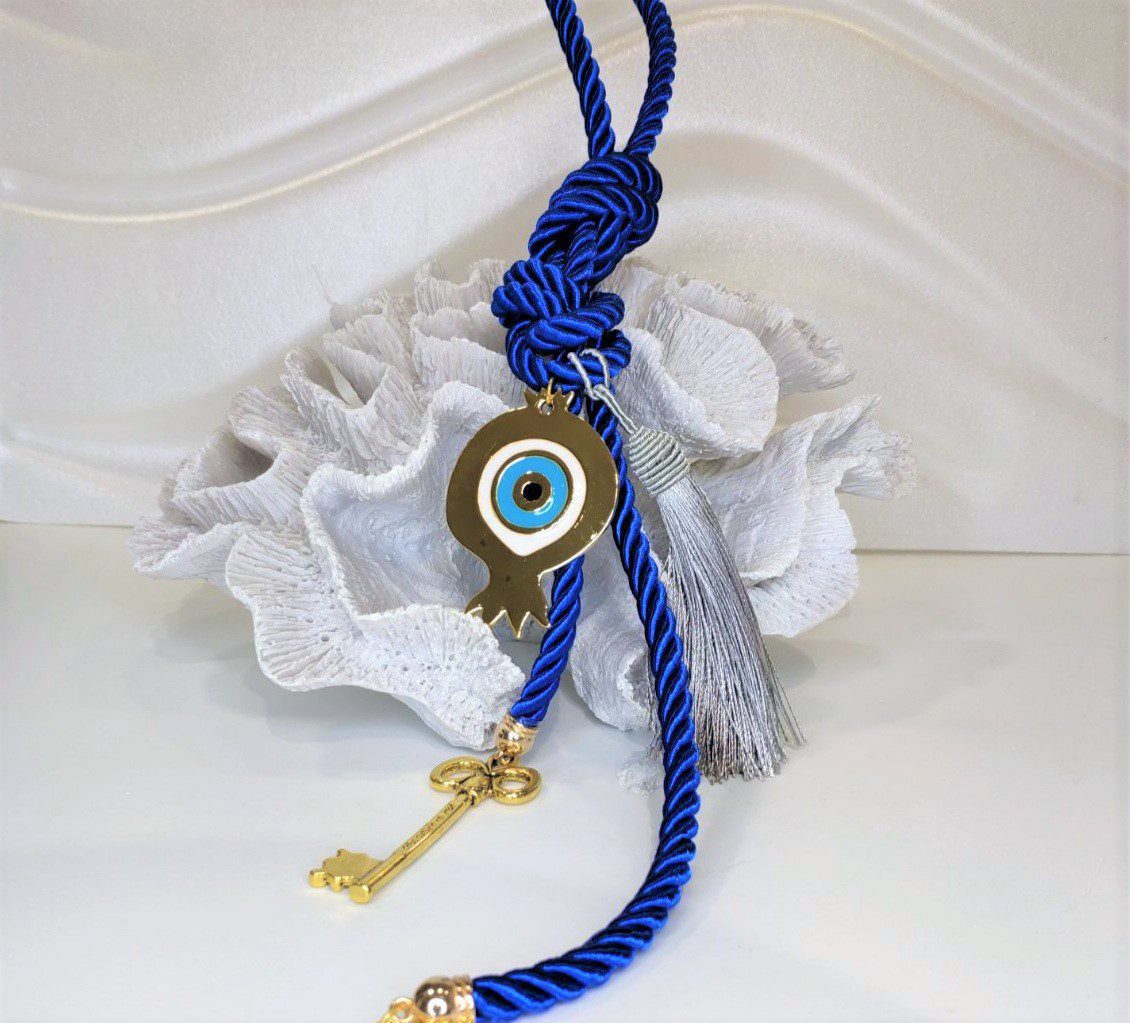 Γούρι 2023 με ρόδι, ματάκι και κλειδί