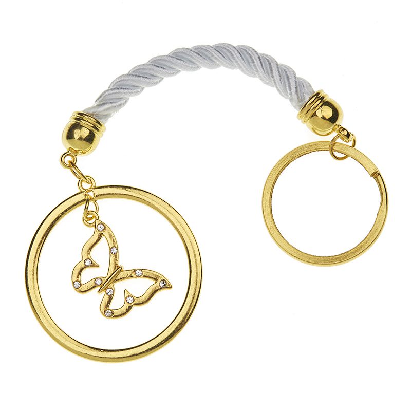 μπρελόκ πεταλούδα για μπομπονιέρα βάπτισης