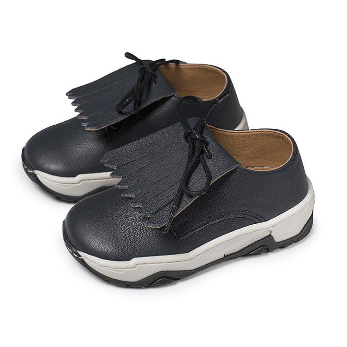 Βαπτιστικά παπούτσια μοκασίνια σε μπλε σκούρο