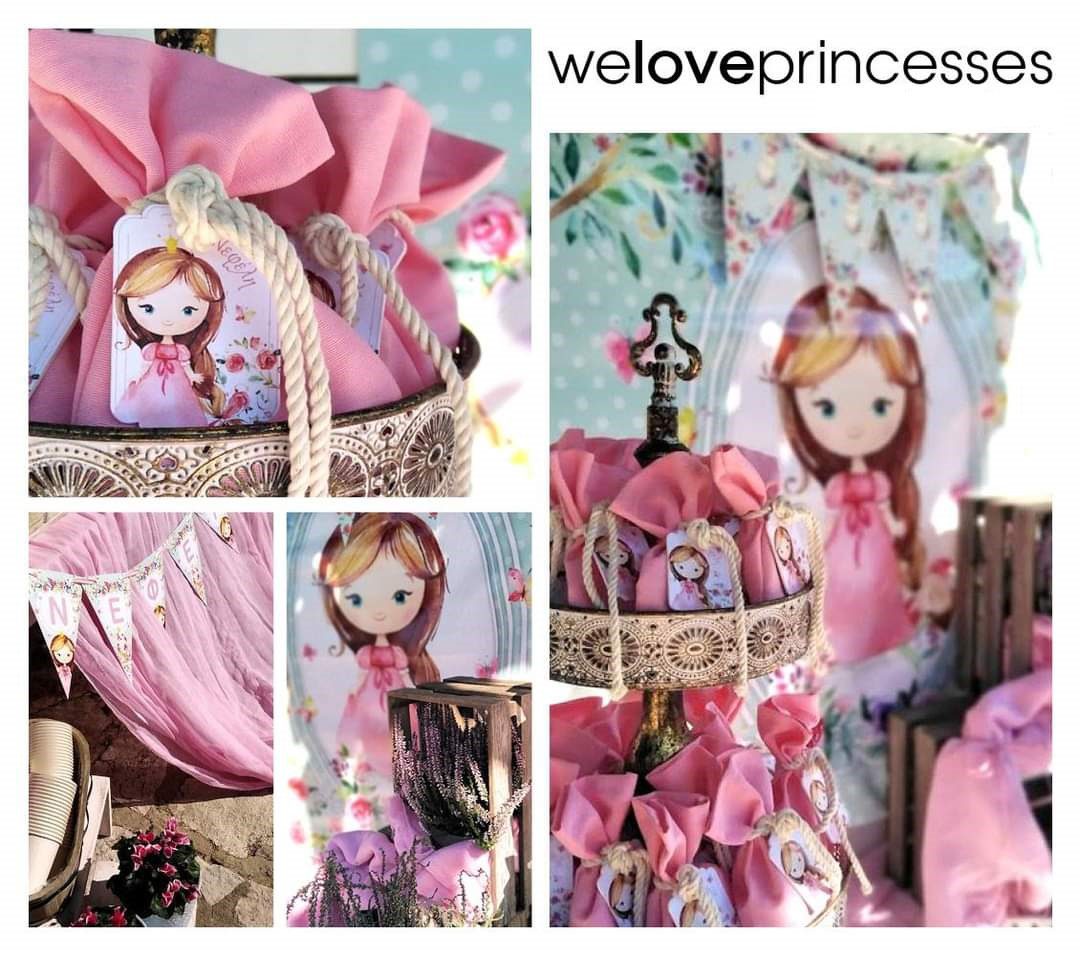 Βάπτιση για κορίτσι με θέμα Πριγκίπισσα Princess