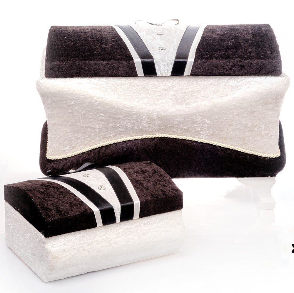 Πλήρες σετ βάπτισης Vintage Μικρός κύριος με βελούδινο μπαούλο