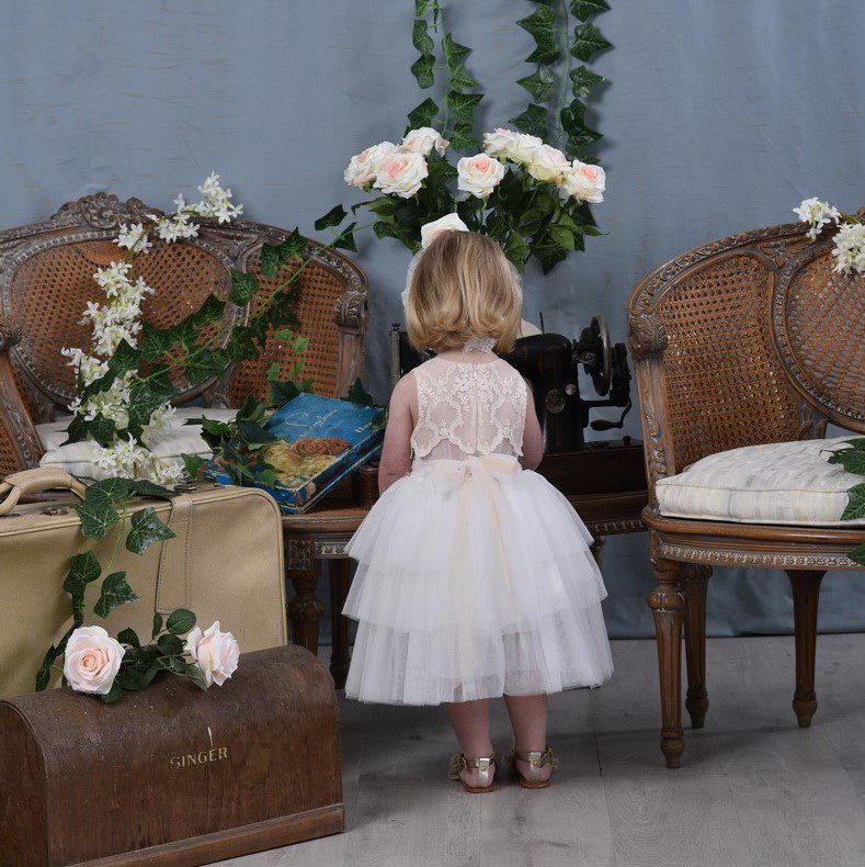 Vintage βαπτιστικό φόρεμα