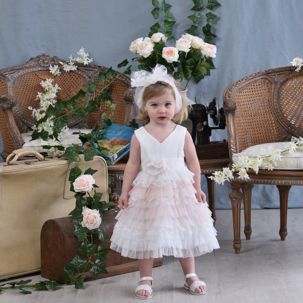 Εντυπωσιακό βαπτιστικό φόρεμα degrade