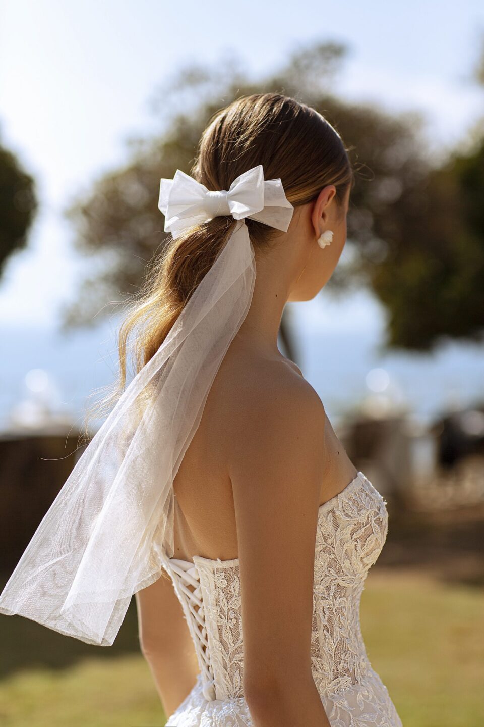 Wedding-dress-707-3 Παραμυθένιο νυφικό στράπλες με μανίκια σε ιβουάρ