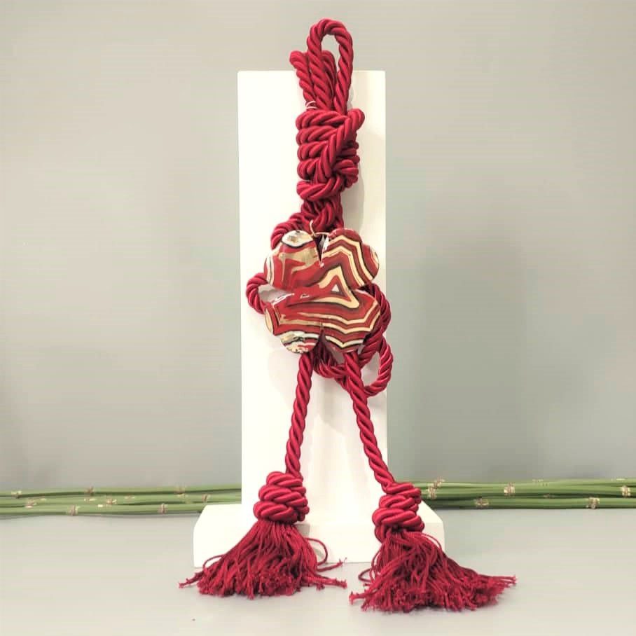 Γούρι 2023 με τετράφυλλο τριφύλλι από φίλντισι