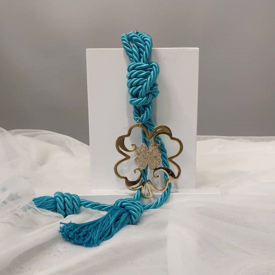 Γούρι 2023 επιχρυσωμένο με τετράφυλλο τριφύλλι