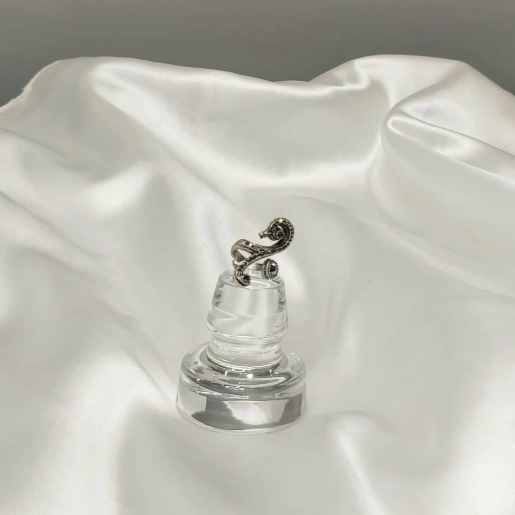 Δαχτυλίδι boho ethnic ανοιχτό σε ορείχαλκο σκαλιστό