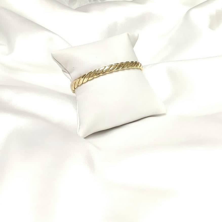 Χειροπέδα καδένα επιχρυσωμένη με 24 καράτια