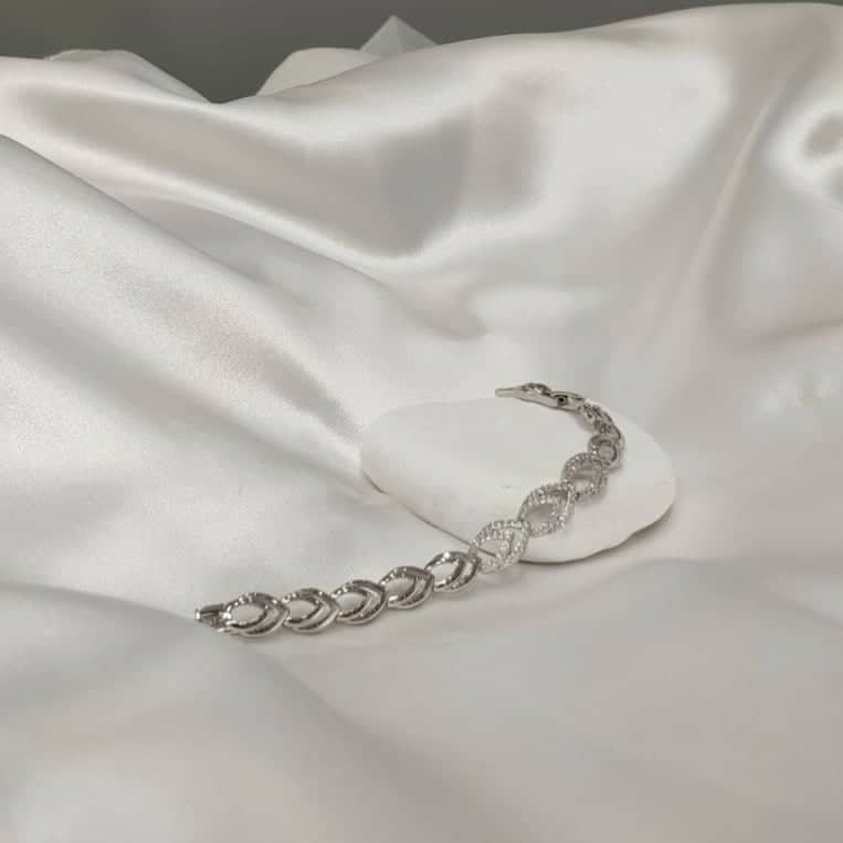 Βραχιόλι σε ασήμι 925 με ζιργκόν