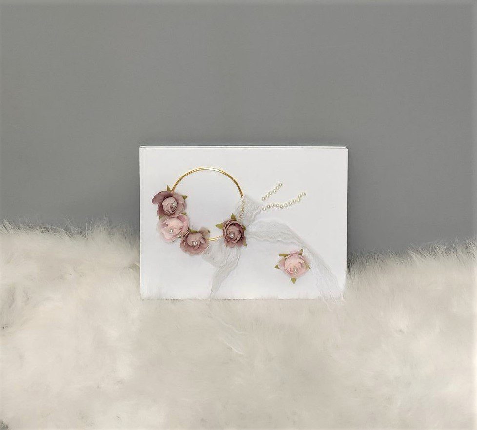 Βιβλίο Ευχών με τριαντάφυλλα