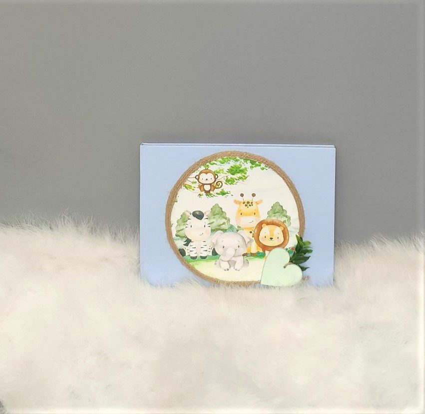 Βιβλίο Ευχών με τα ζώα της ζούγκλας