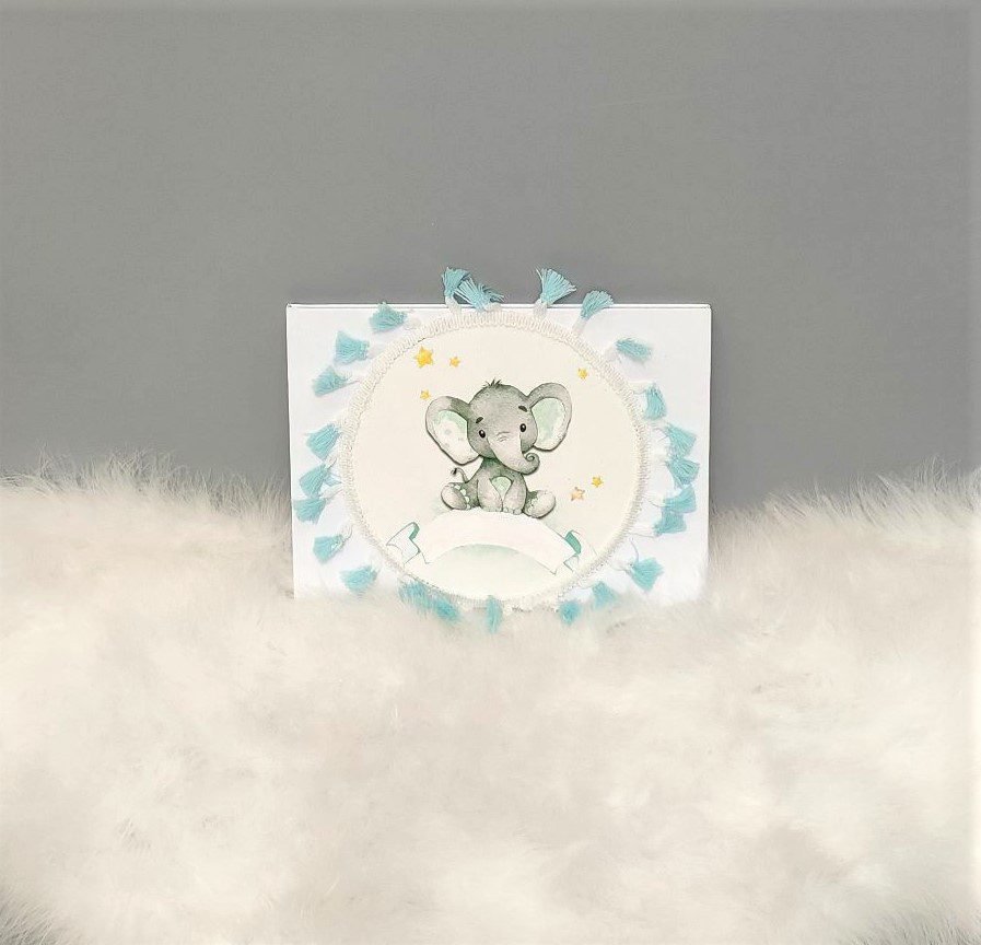 Βιβλίο Ευχών με μωρό ελεφαντάκι