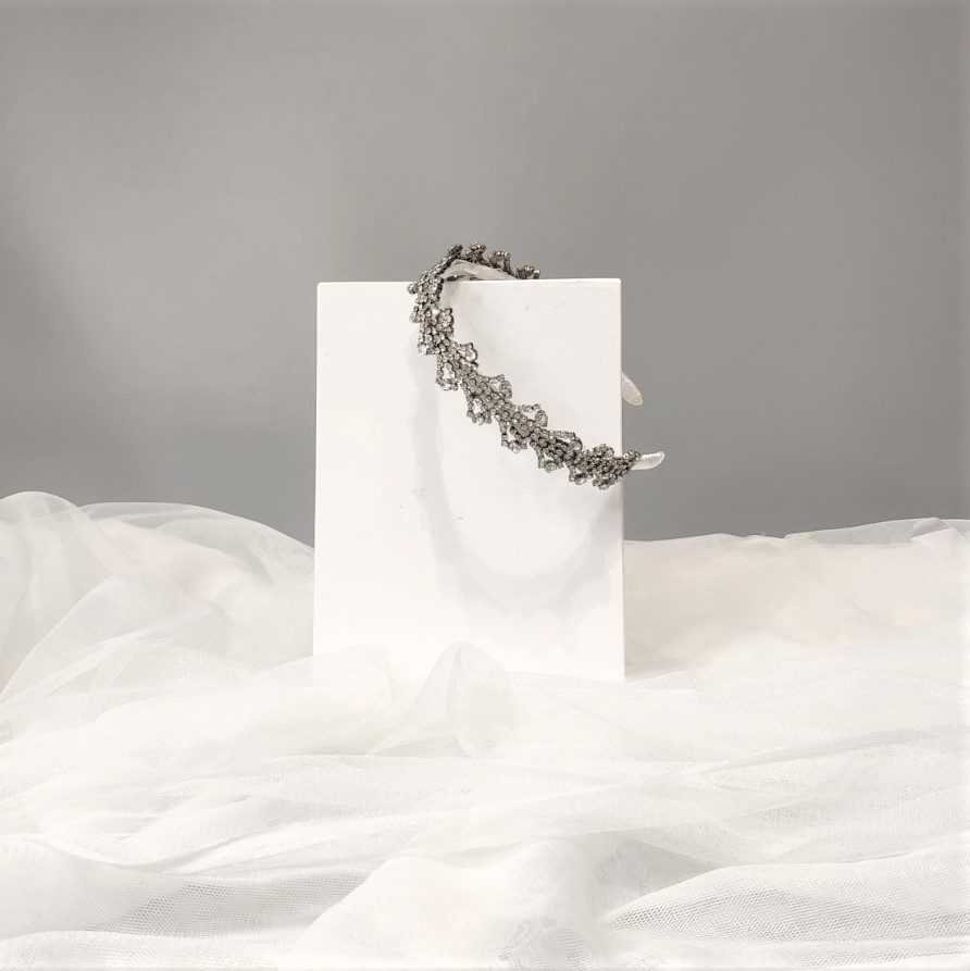 Νυφική στέκα με Swarovski