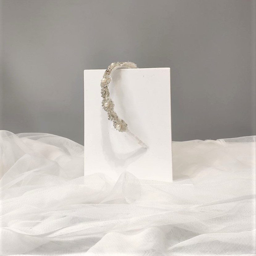 Νυφική στέκα με Swarovski