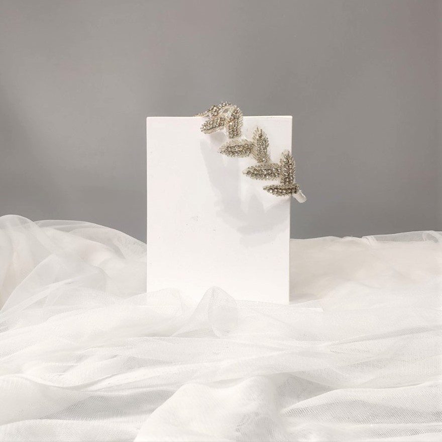 Νυφική στέκα με Swarovski