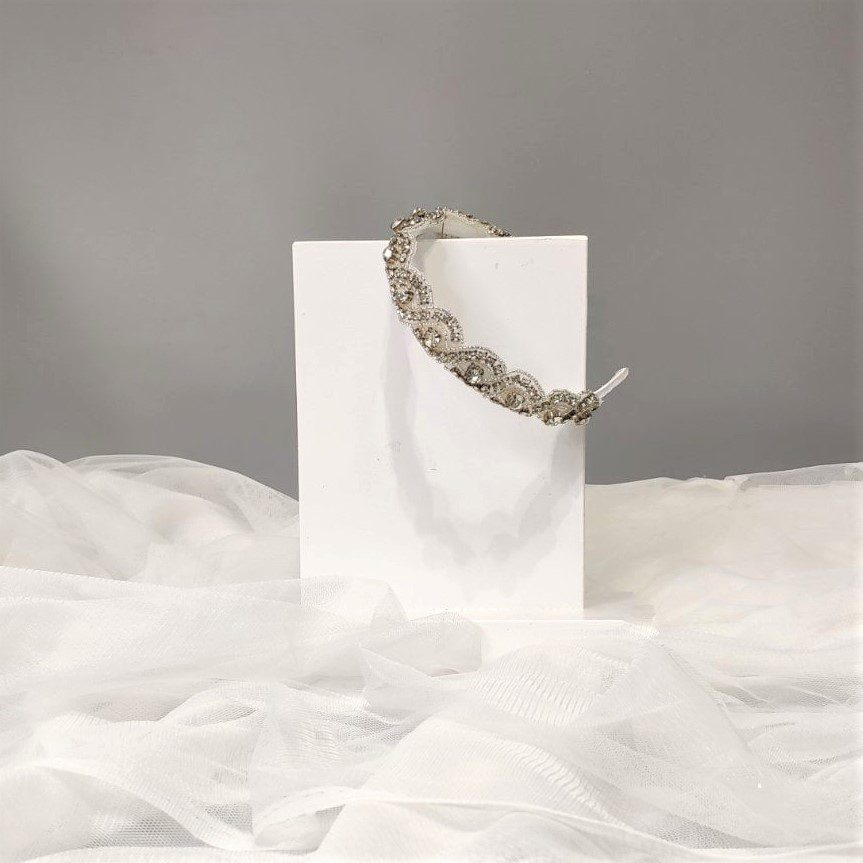 Νυφική στέκα με Swarovski