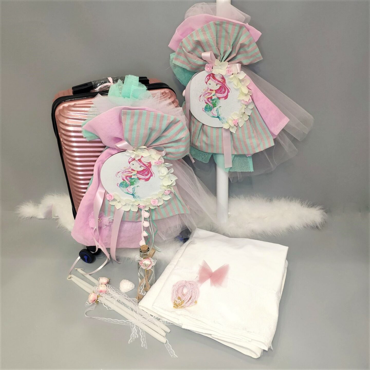 Πλήρες σετ βάπτισης για κορίτσι με την Ariel την γοργόνα