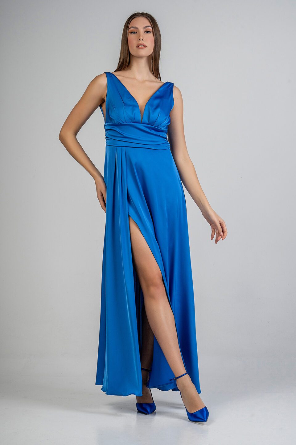 Maxi φόρεμα με σκίσιμο