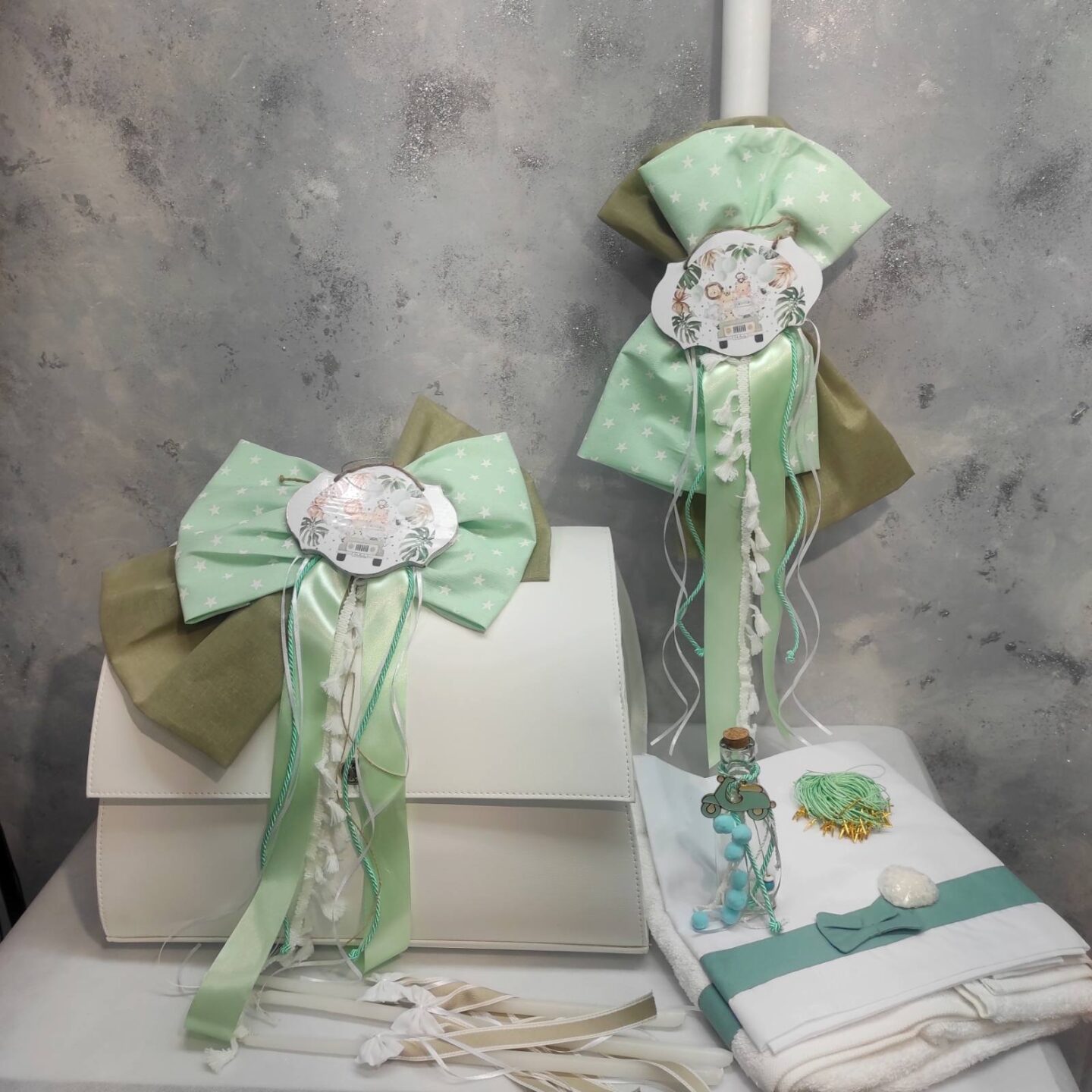 Σετ βάπτισης με ζωάκια του δάσους