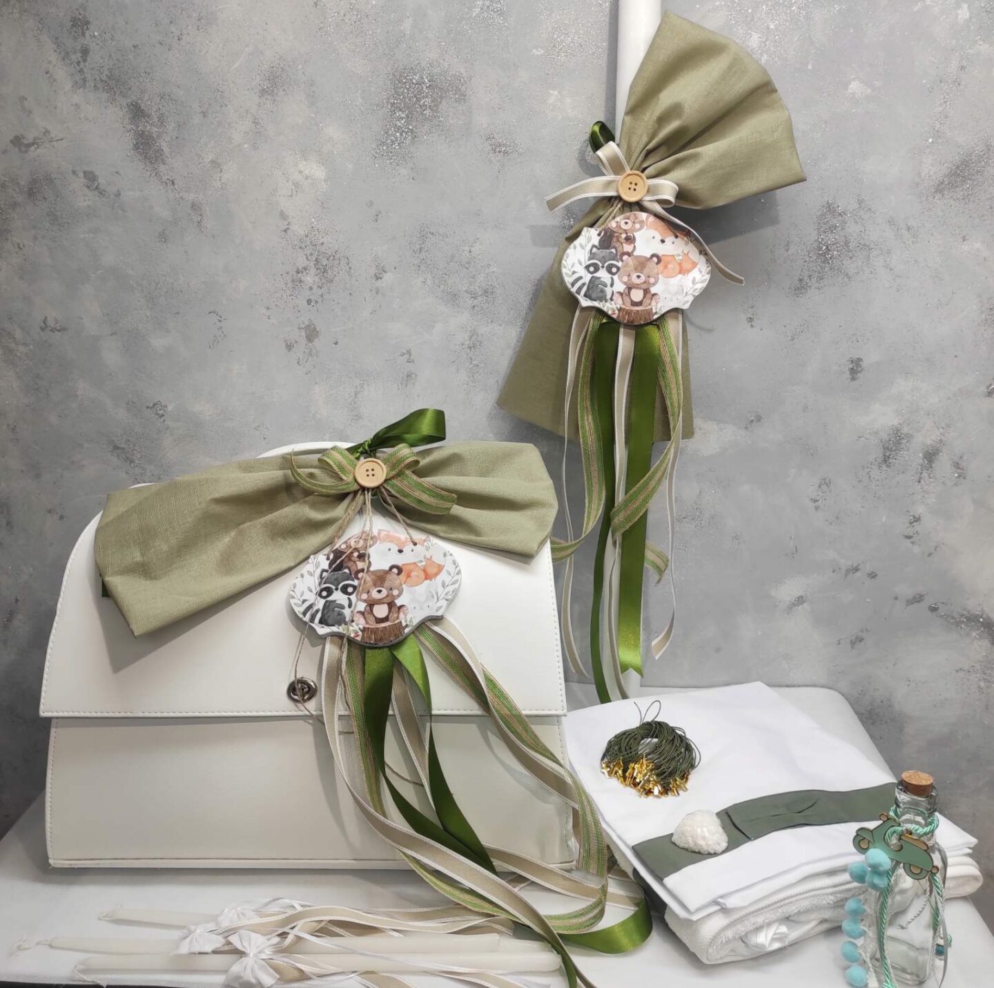 Σετ βάπτισης ζωάκια του δάσους