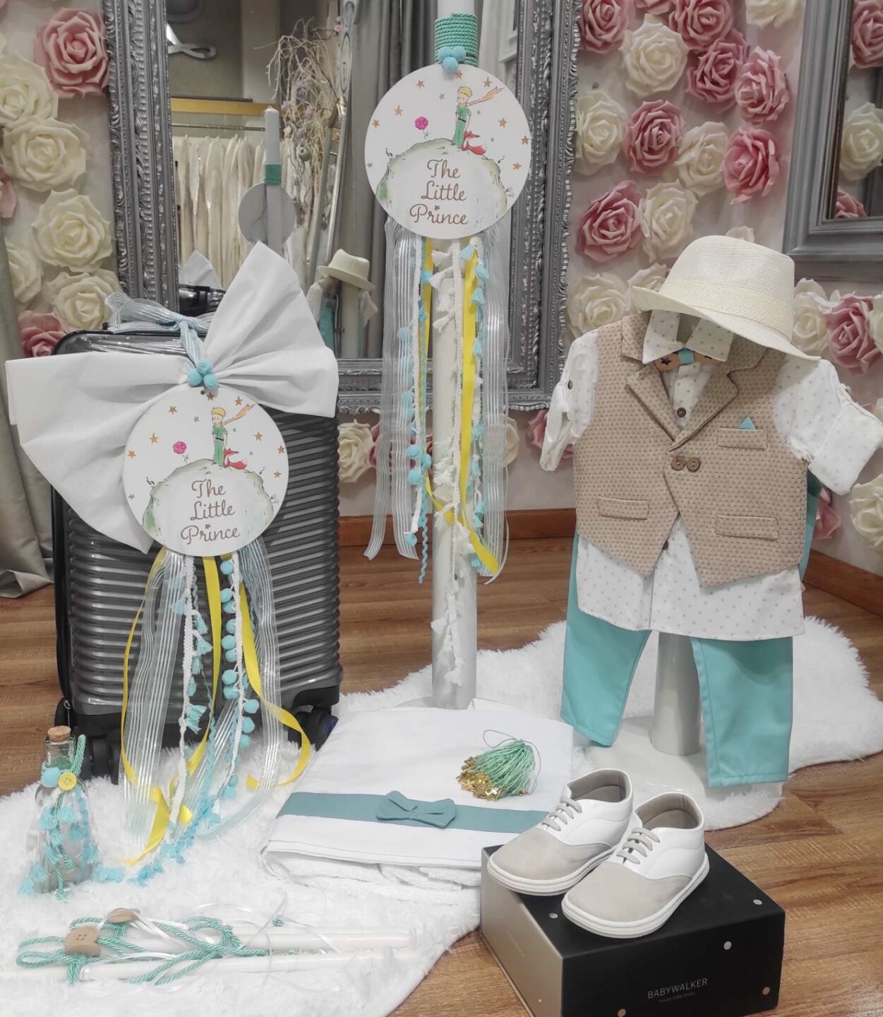 Ολοκληρωμένο πακέτο βάπτισης μικρός πρίγκιπας