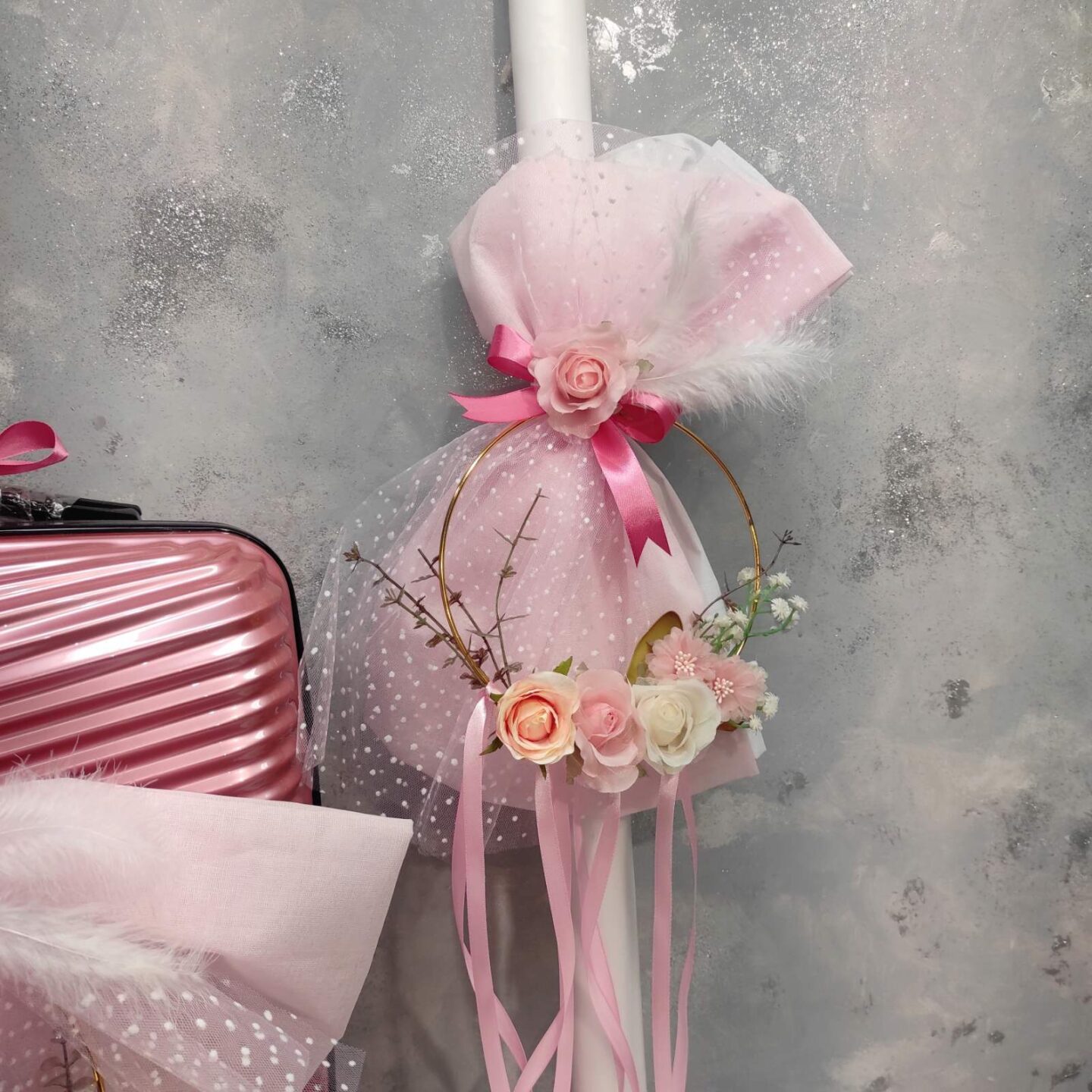 σετ στεφανάκι χρυσό