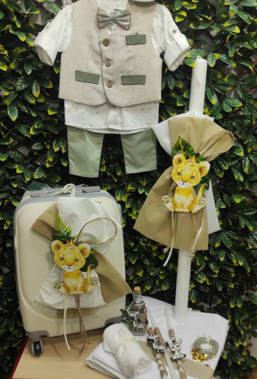 Ολοκληρωμένο πακέτο βάπτισης λιονταράκι