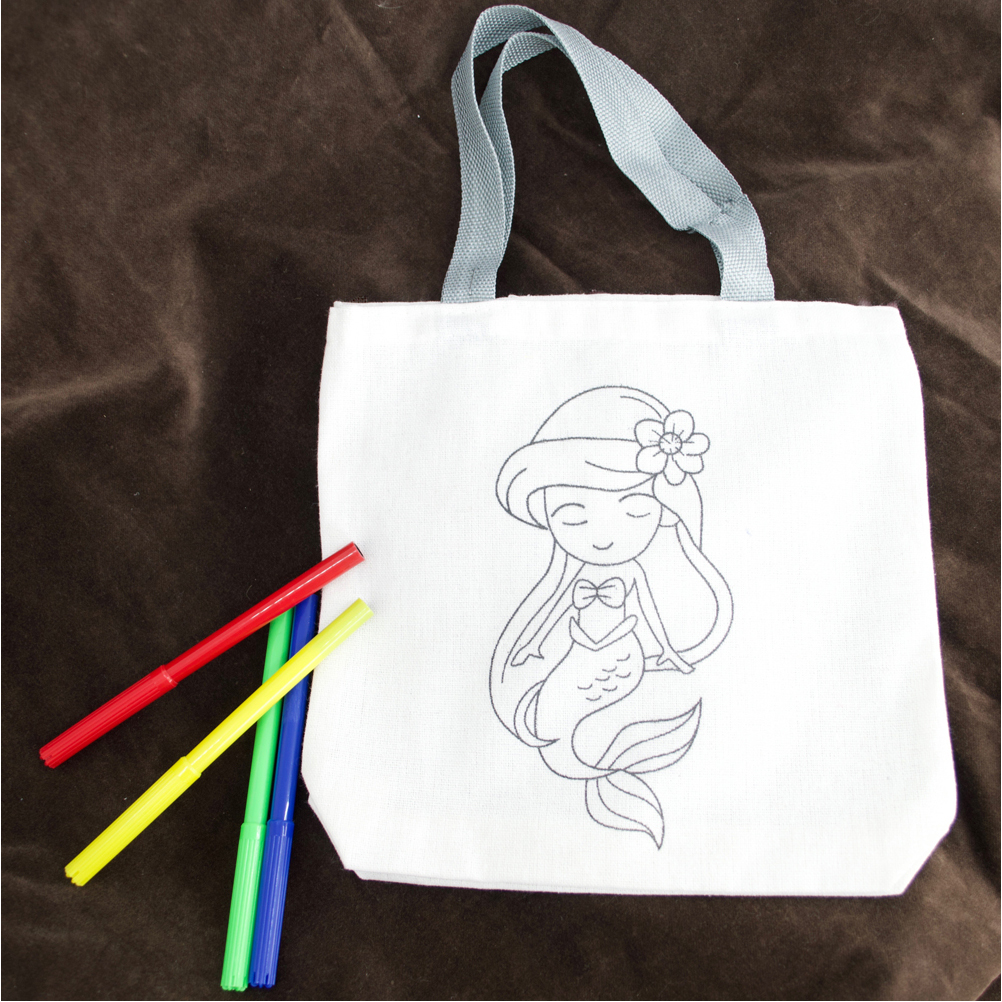 Μπομπονιέρα τσάντα ζωγραφικής γοργόνα