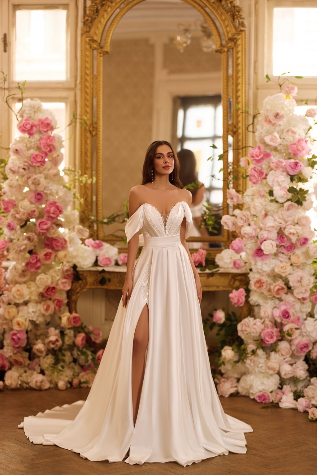 Νυφικό φόρεμα από Mikado